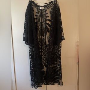 Black Lace Cardigan